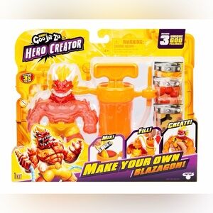 Heroes of goo Jitsu hero creators. Create your own stretch action figure.